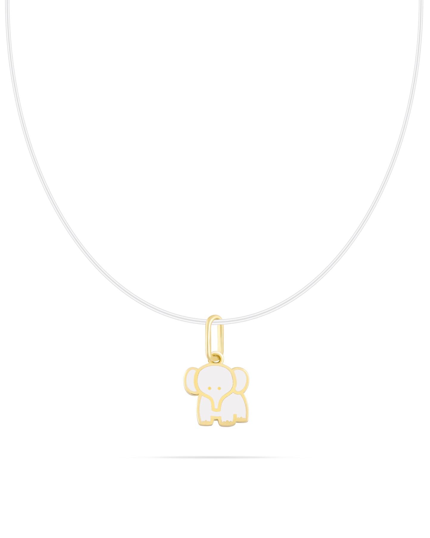 Horton necklace- White enamel