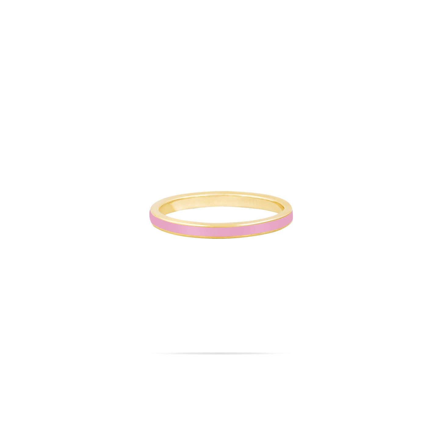 Lindo ring -Lyle pink enamel