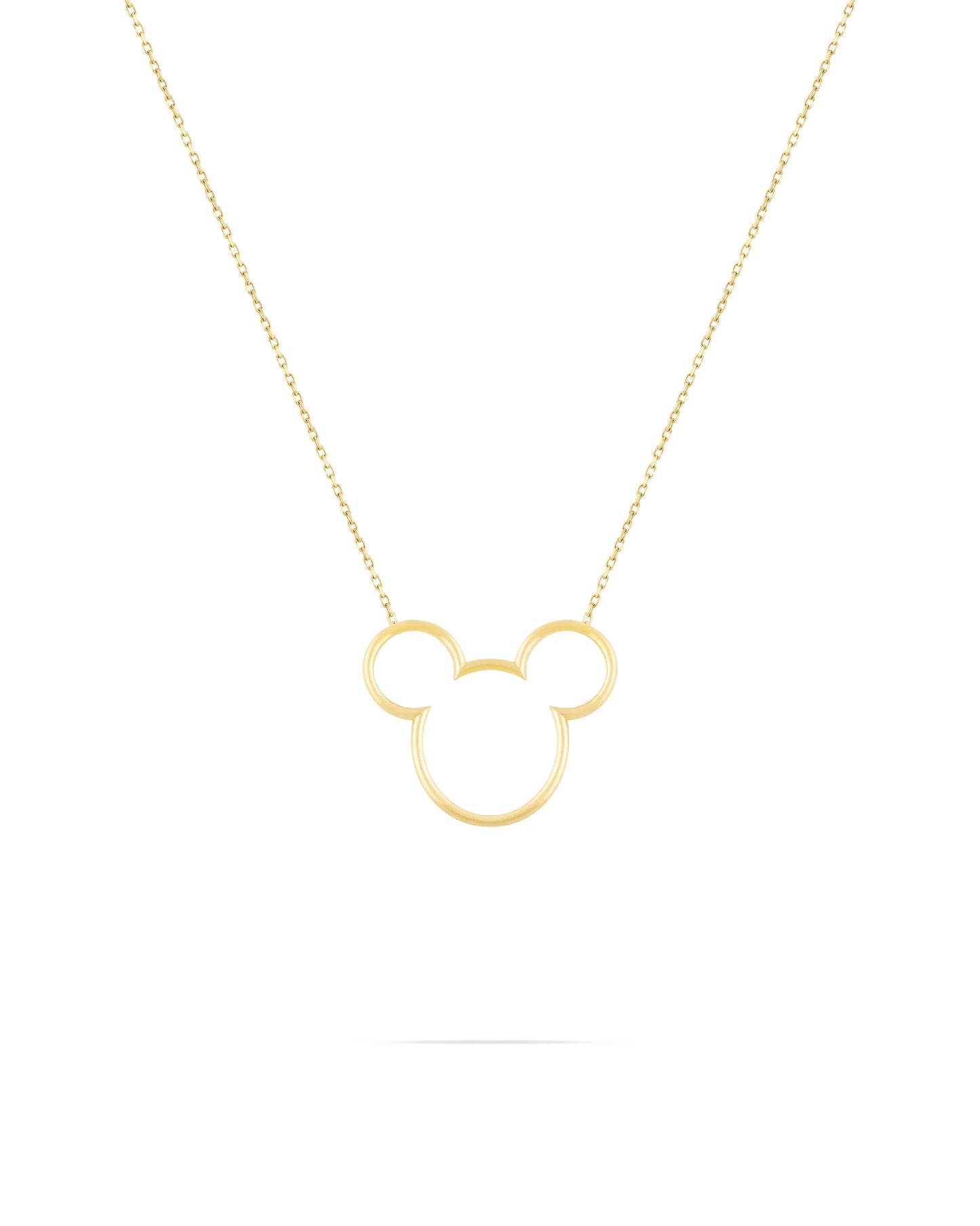 Wire Mickey necklace-Medium