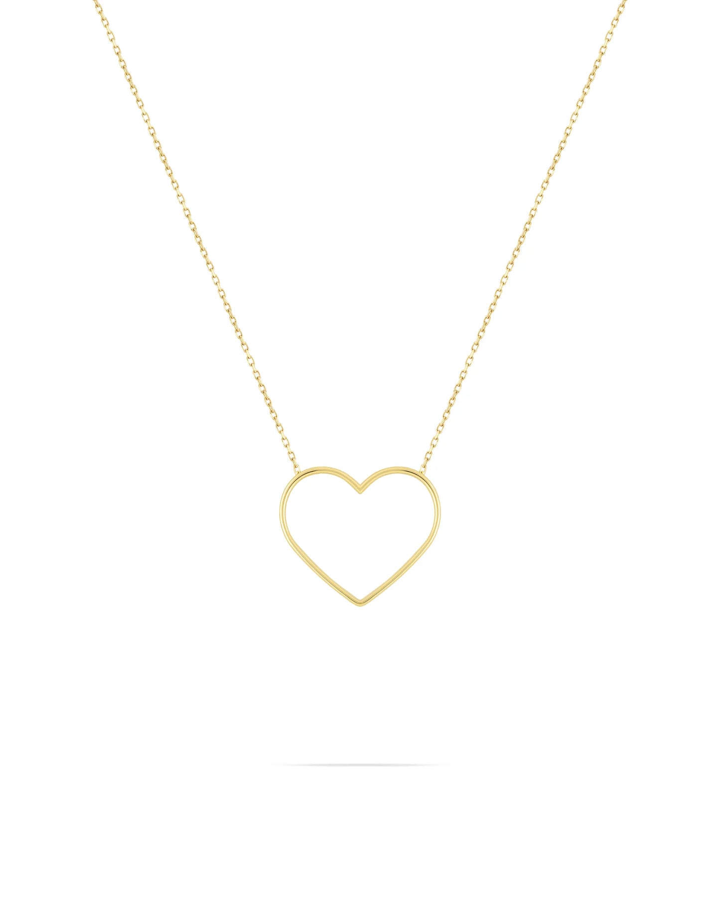 Wire Heart Necklace -Medium