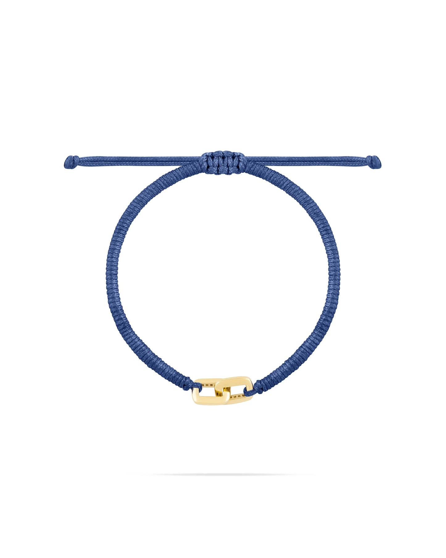 Two Link bracelet-Dark blue Woven