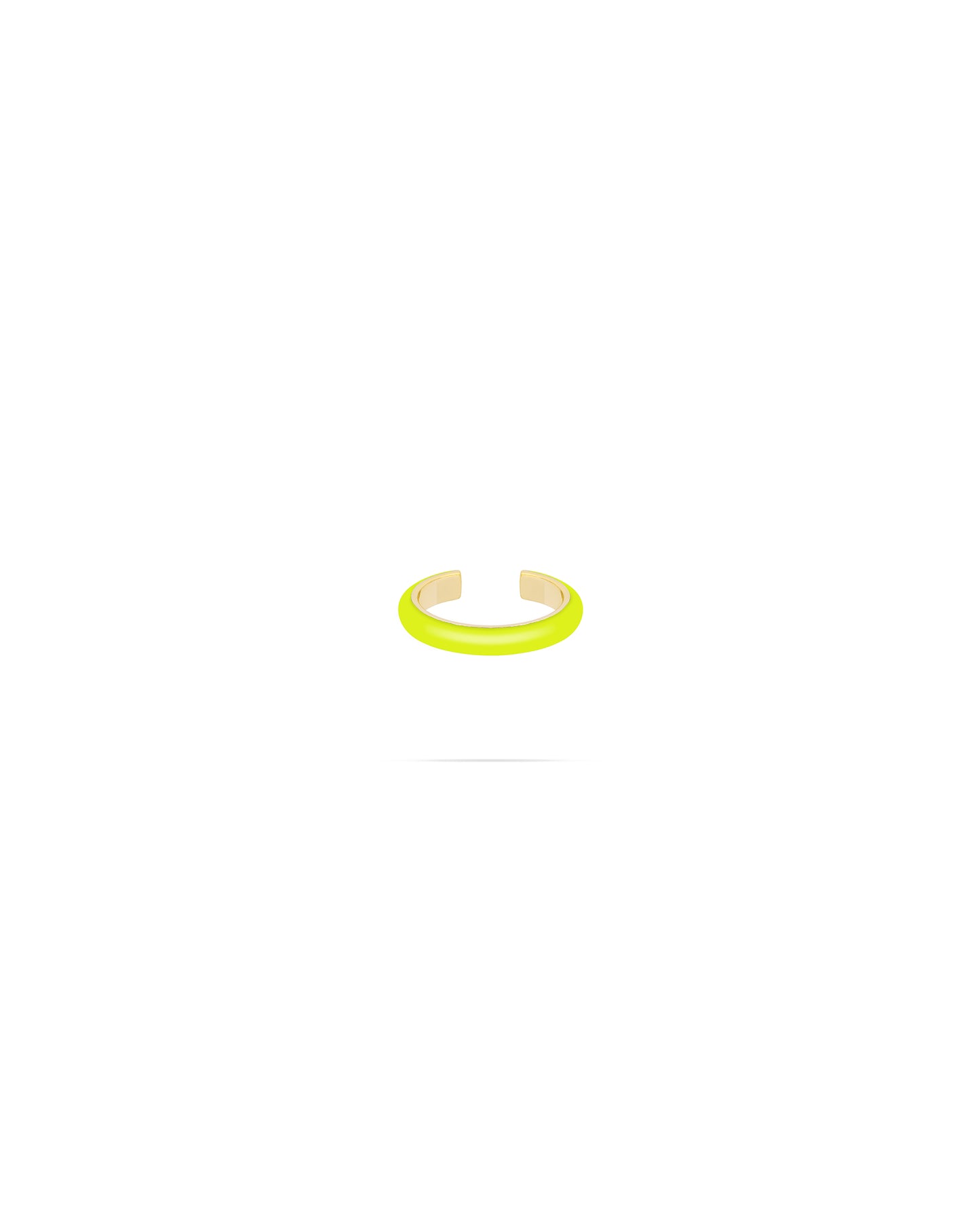 Partow Neon Yellow Ear Cuff