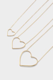 Wire Heart Necklace -Medium