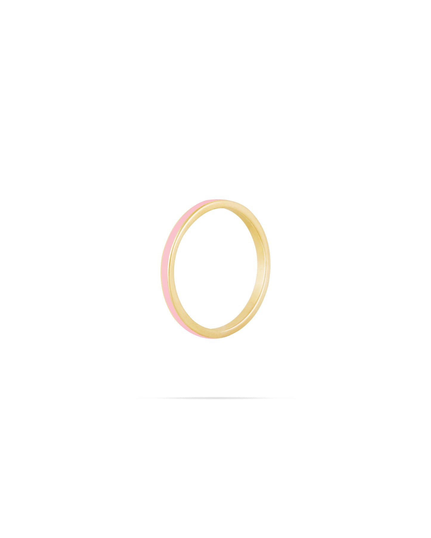 Lindo ring -Lyle pink enamel
