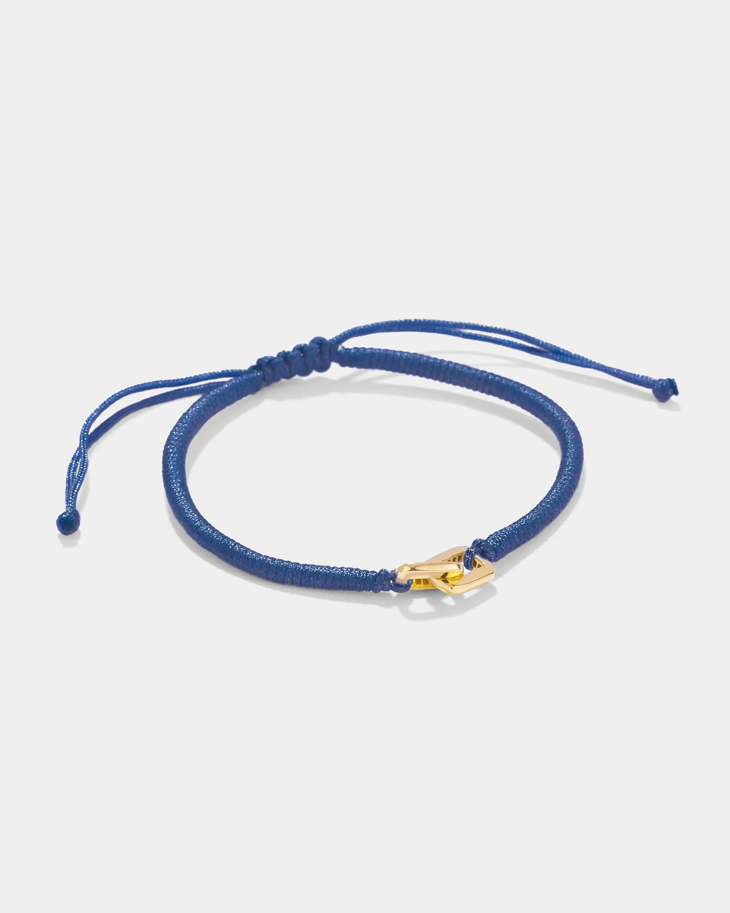 Two Link bracelet-Dark blue Woven