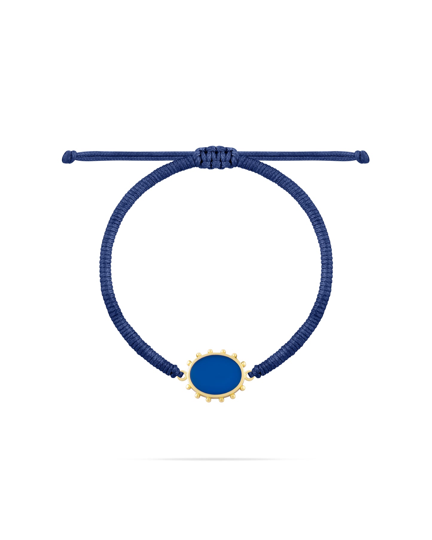 Saji bracelet-Cobalt blue enamel