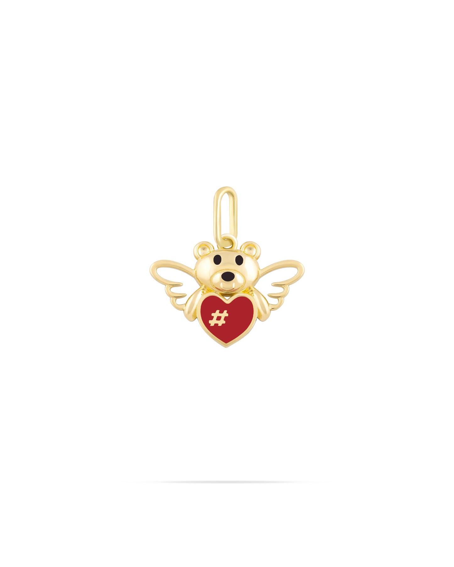 Stitched Heart & Winged Joubin Pendant