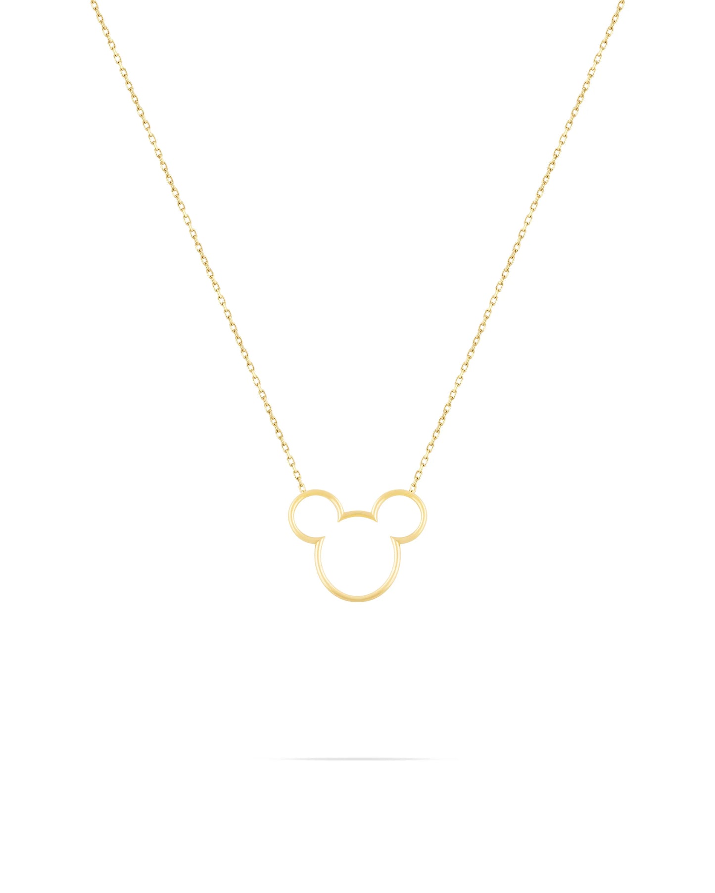 Wire Mickey necklace- Small