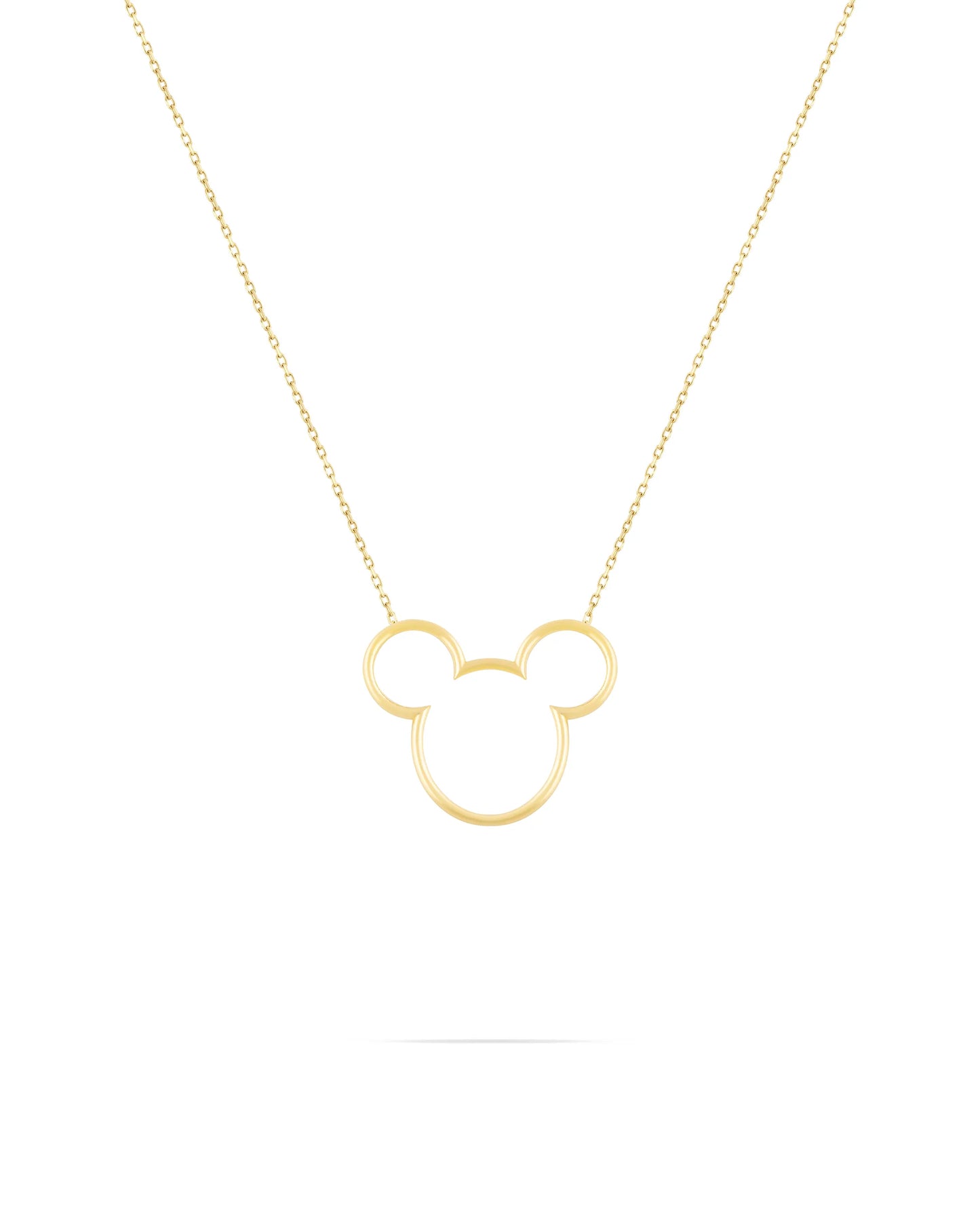 Wire Mickey necklace-Medium