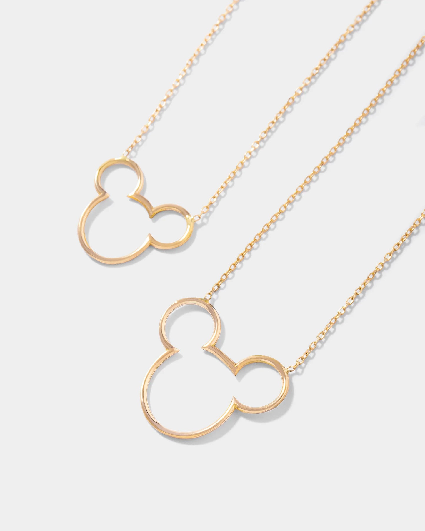 Wire Mickey necklace-Medium