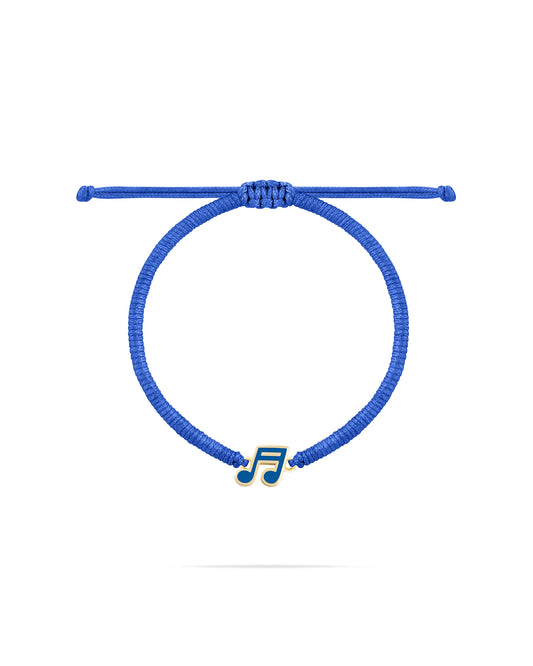 Blue Note Bracelet-blue enamel