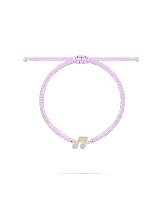 Lilac Note Bracelet-Lilac enamel