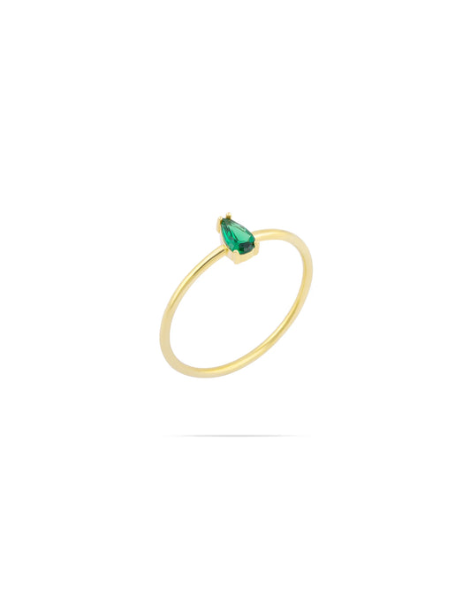 Afarinesh Ring- green stone