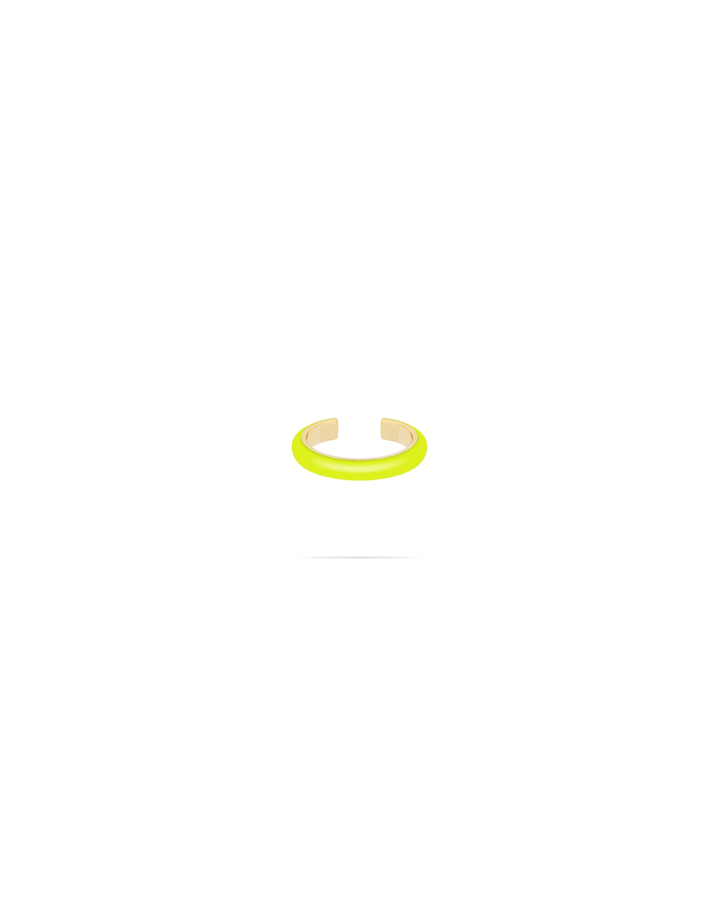 Partow Neon Yellow Ear Cuff