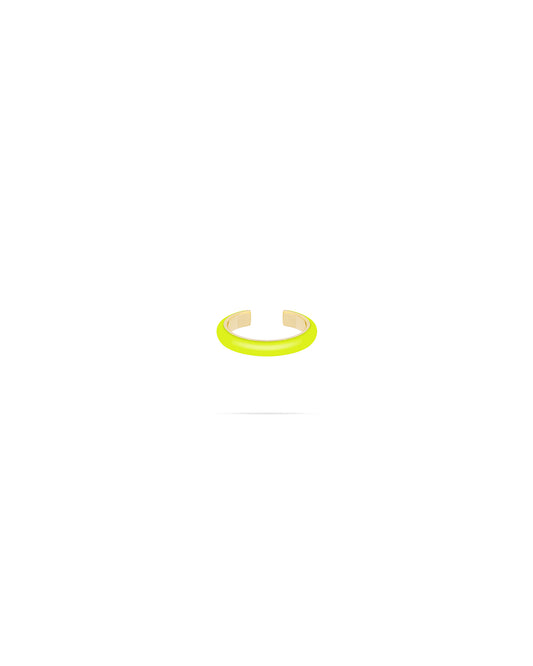 Partow Neon Yellow Ear Cuff