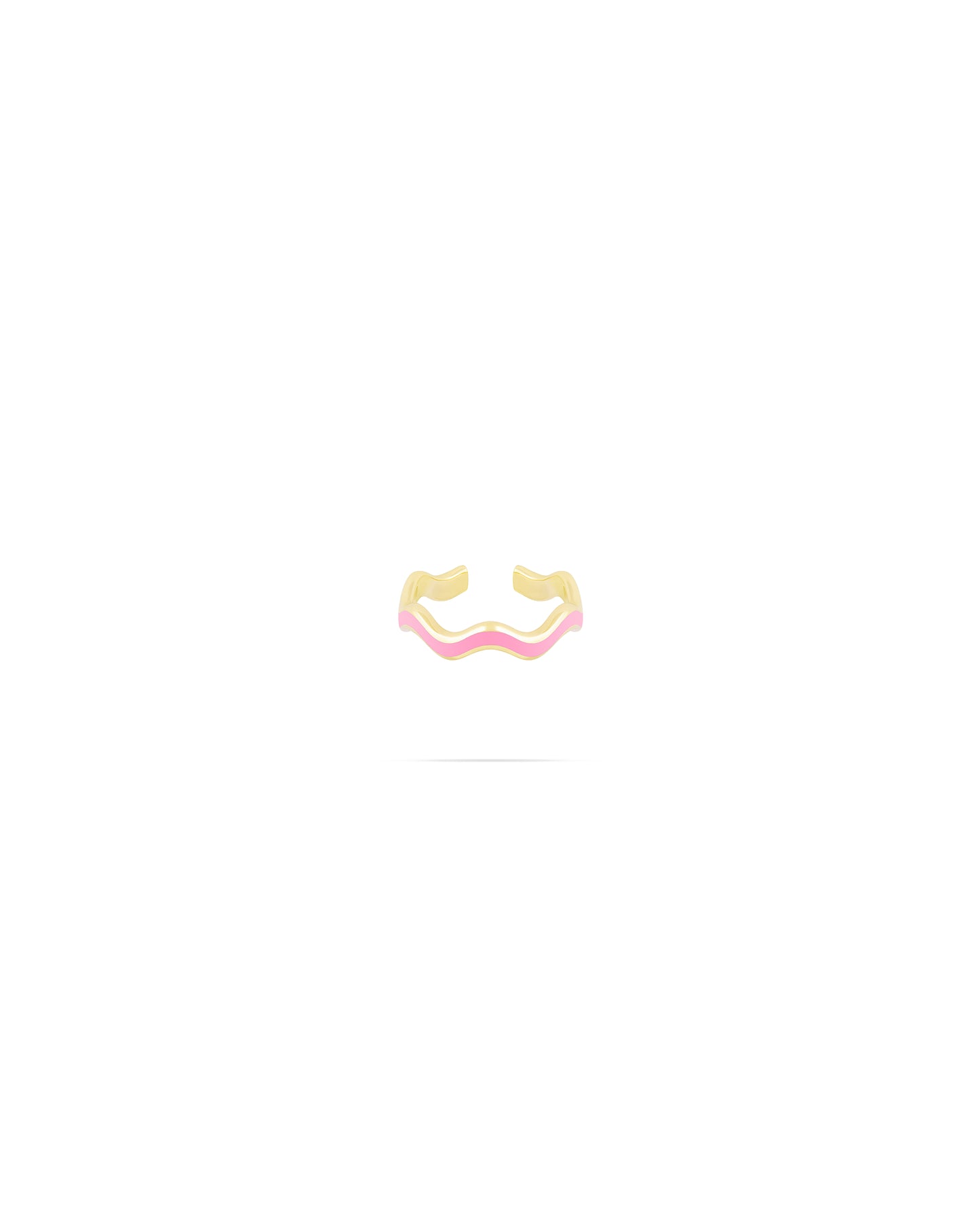 Lindo Zigzag Light Pink Ear Cuff