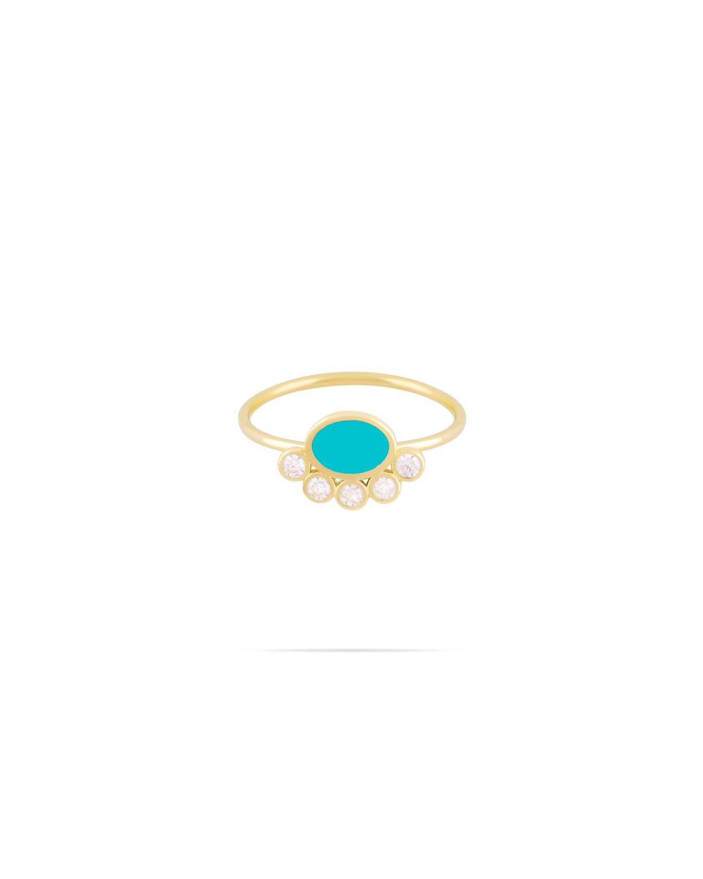 Sepinod Ring -Turquoise enamel