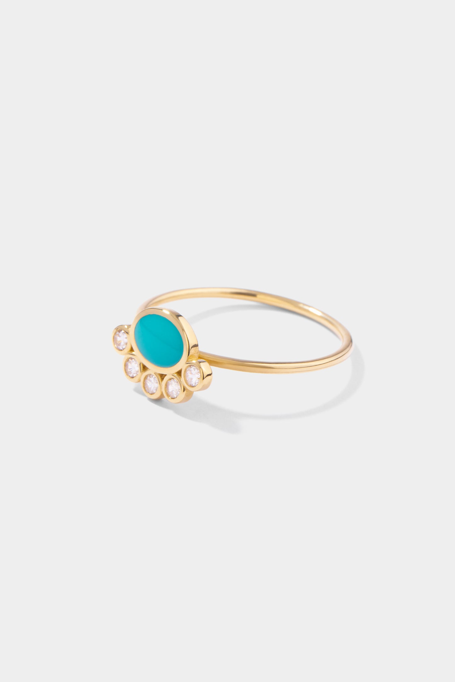 Sepinod Ring -Turquoise enamel